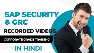 SAP Security & GRC Training in Hindi | Corporate Grade Level | Real-Time SAP Projects