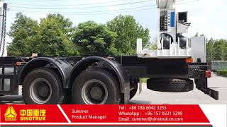 20ft container side loader truck,container side lifter truck,sinotruk container side loader truck