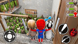 Playing as Babies VS Army of Zombie in Granny House screenshot 4