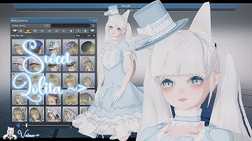 [PSO2:NGS] Making a  Super Cute Sweet Lolita Outfit/Look in the ngs character creator!!