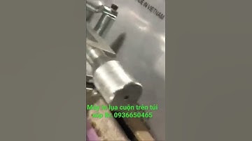 Máy in lụa cuộn/in túi xốp nghành may lh: 0936650465