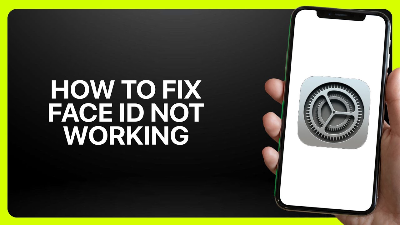 How To Fix Face ID Not Working In iPhone Settings 2026! Tutorial