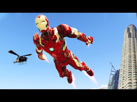 ULTIMATE IRON MAN MOD (GTA 5 Mod Komik Anlar)