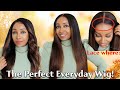ለወቅቱ 1ኛ ፀጉር እስታይል 🍂The Perfect Hair For Fall 7*5 No SLIP Chestnut Brown Yaki Wig + Ft Klaiyi Hair