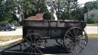 Covered wagon without the cover. This is how it
