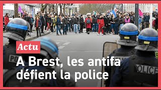 Réforme des retraites : face à face tendu à Brest, des manifestants bloquent la voie rapide