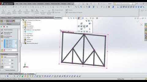 Truss Analysis using SolidWorks