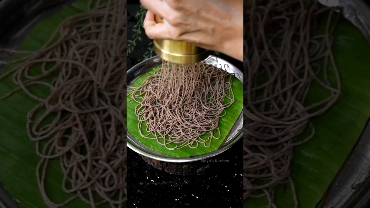 கேழ்வரகு இடியாப்பம் | Ragi Idiyappam | Finger Millet Flour Idiyappam 