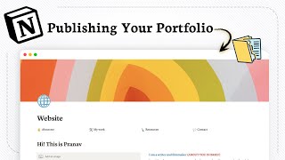 How to publish your Notion portfolio as a website