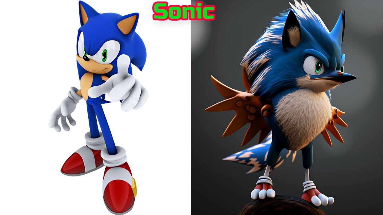 🦅 SONIC the Hedgehog ALL CHARACTERS as BIRDS 2023 