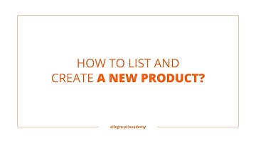 How to list an offer and create a new product