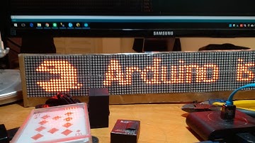 PCMAN on LED DOT Matrix : Ardunio (share code)