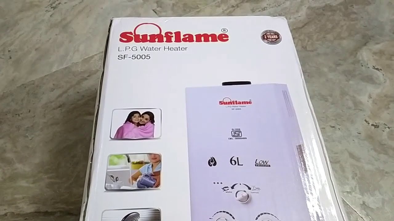 Sunflame Gas Geyser Installation u0026 Review - YouTube
