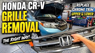 2014 Honda CR-V Front Grille Chrome Replacement
