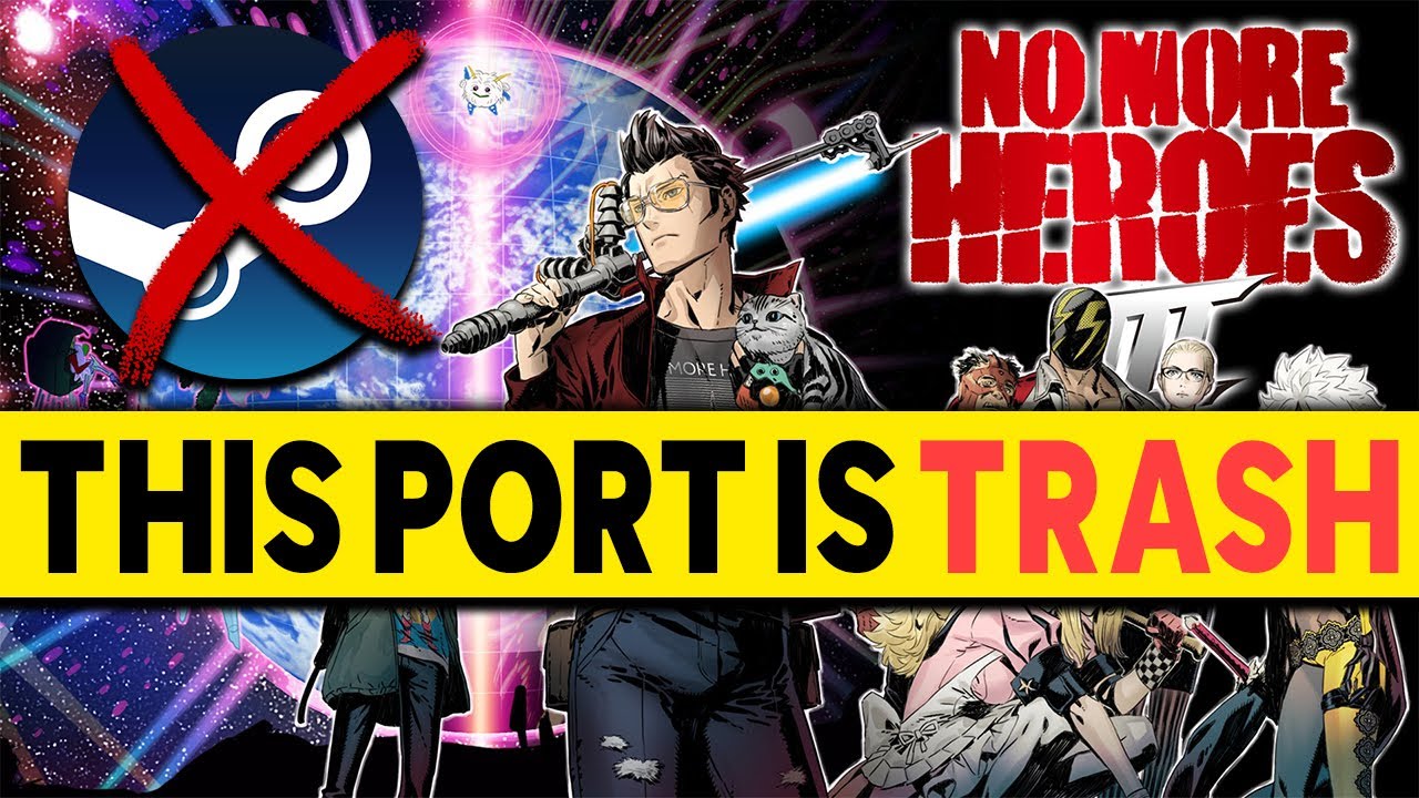 Another TRASH Tier PC Port - No More Heroes 3 PC Problems