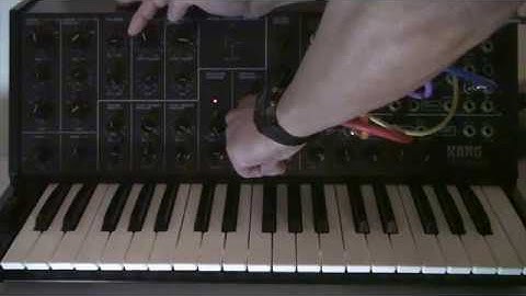 Korg MS-20 overtone loop #korgms20