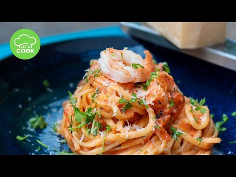 Verblüffend einfach: Spaghetti mit Garnelen und Knoblauch