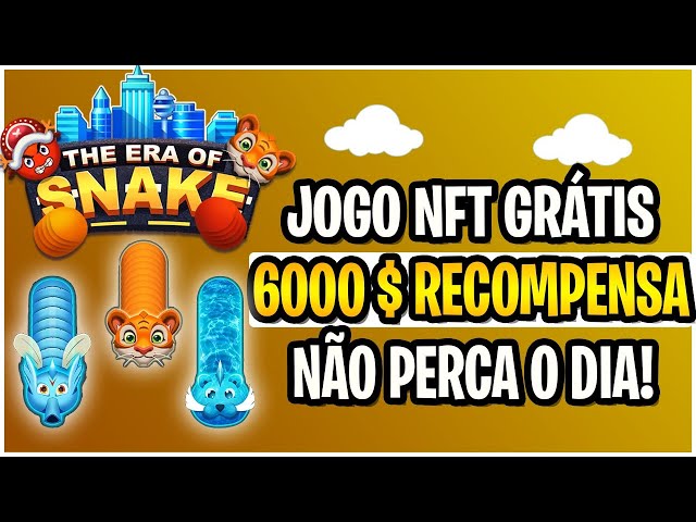 JOGO DA COBRINHA NFT 100% GRÁTIS PAGANDO! METASNAKE GANHE DINHEIRO