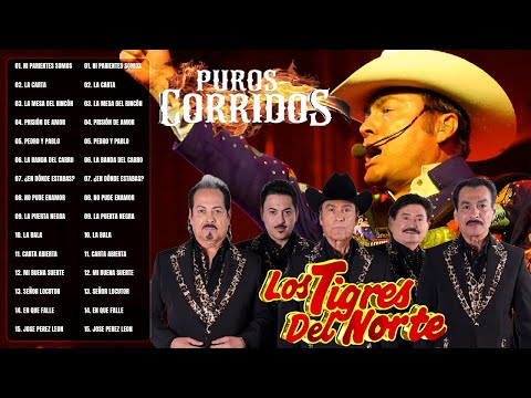 2 Hora De Puros Corridos De Los Tigres Del Norte Éxitos - Los Tigres Del Norte Mix 2024 Pa Pistear