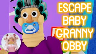 ESCAPE BABY GRANNY OBBY - Roblox Obby Gameplay Walkthrough No Death[4K]