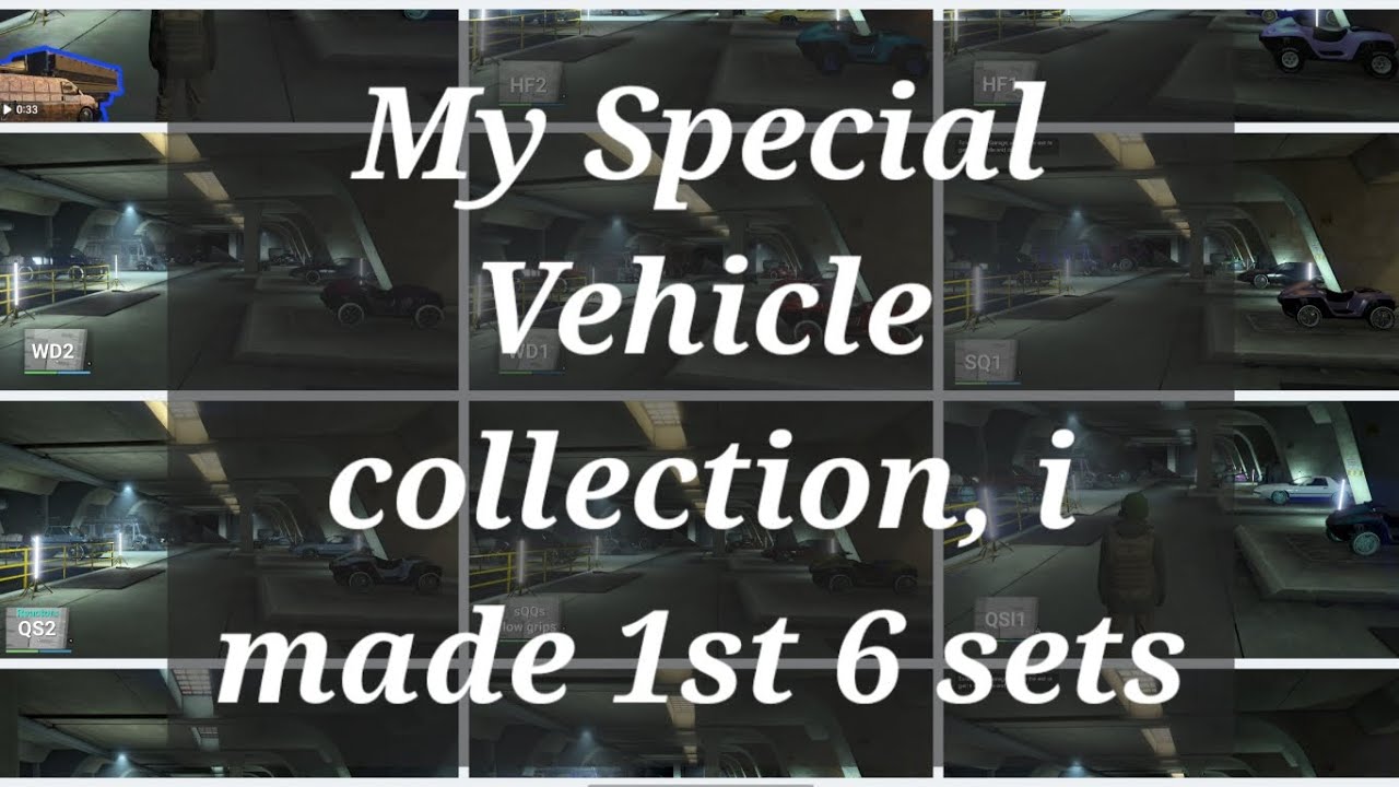My Special Vehicle Collection, I made the 1st 6 sets - YouTube