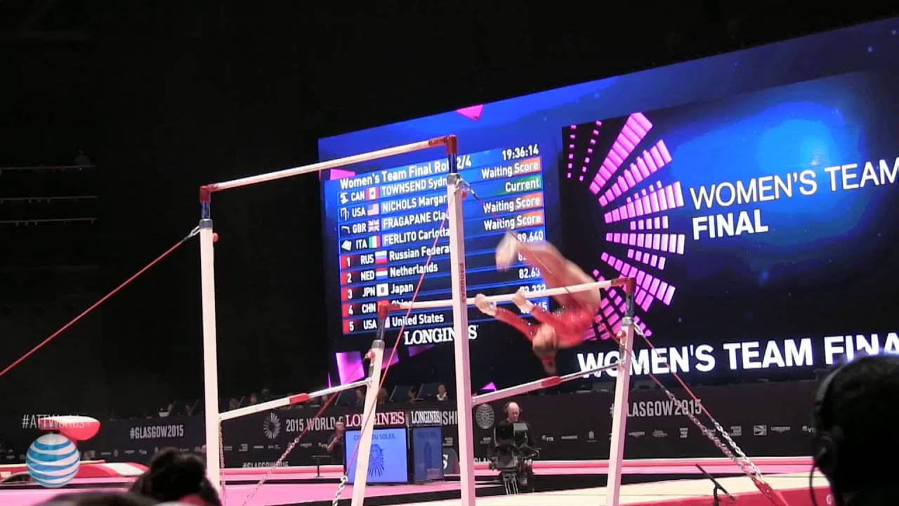 Maggie Nichols Uneven Bars 2015 World Championships Team Final