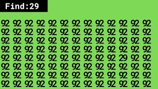 Find The Hidden Numbers 29 & 587