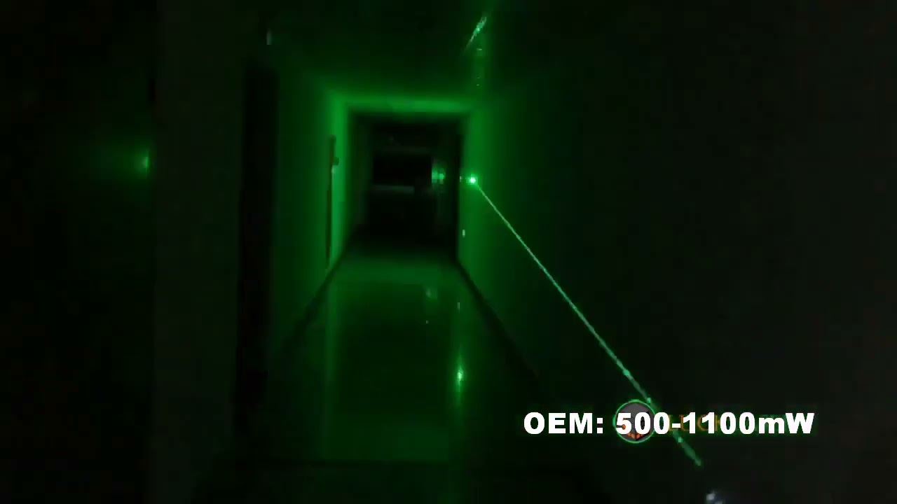 Pointeur laser vert 500mW focalisable