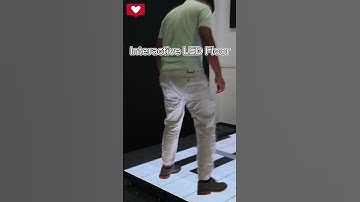 Interactive LED Floor:🎹 Can you play the piano? 🎹How do you think he plays?