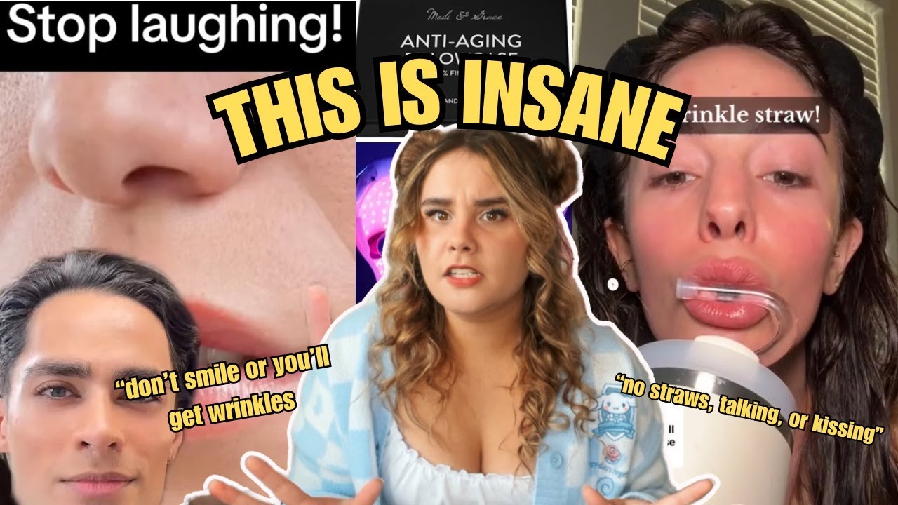 Tiktoks Anti-Ageing Obsession (baby botox, anti wrinkle straws, and more)