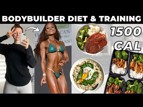 Following My Old Bodybuilding DIET & ROUTINE | Bikini Competitor 1500 Calorie Fat Loss Diet