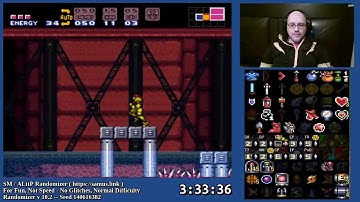 Super Metroid / A Link to the Past Randomizer 100% SlowRun - Part 2 of 7