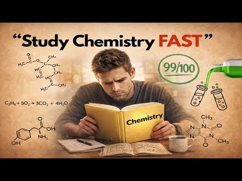 How to study CHEMISTRY so FAST that it feels ILLEGAL🧪#chemistry#viralvideo 
