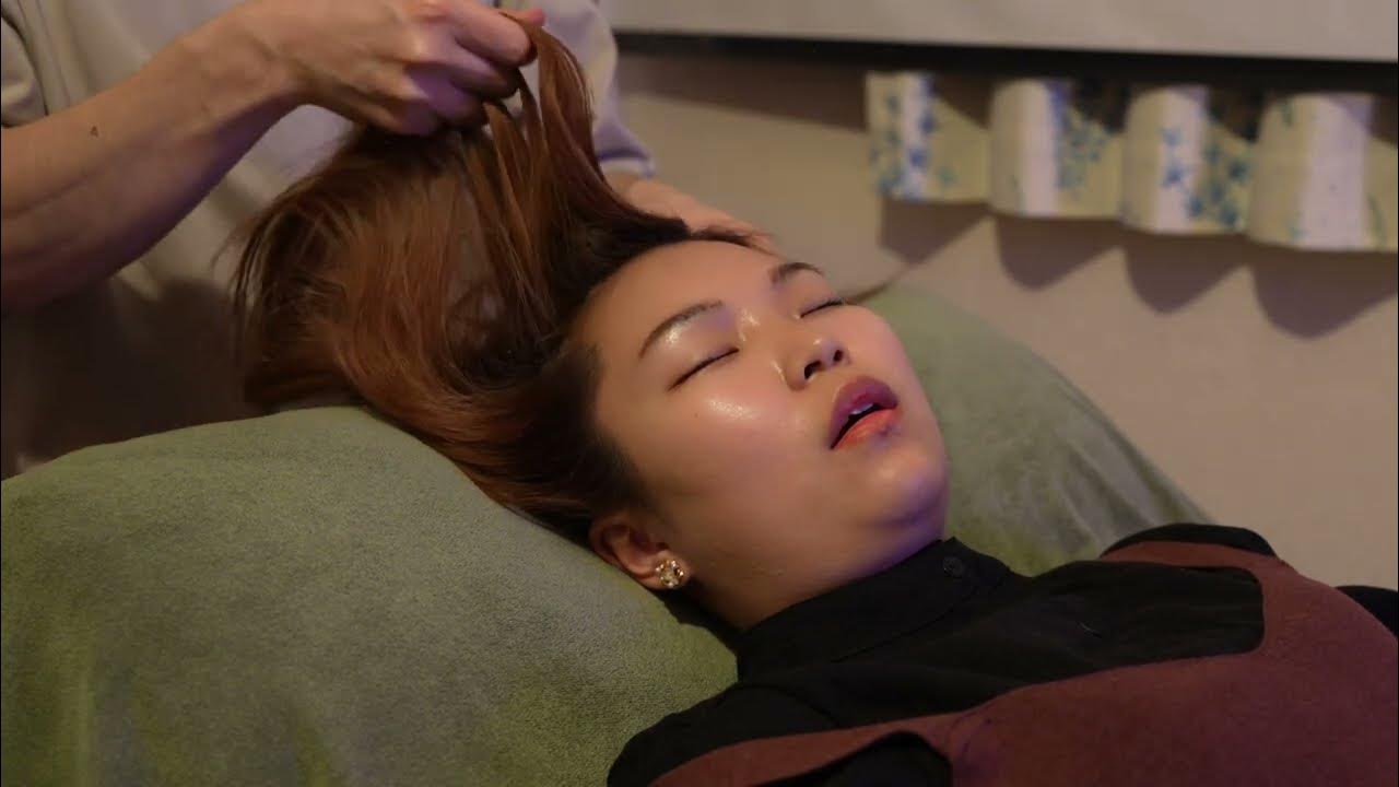 AMSR【Fall asleep】Japanese Head Massage YouTube