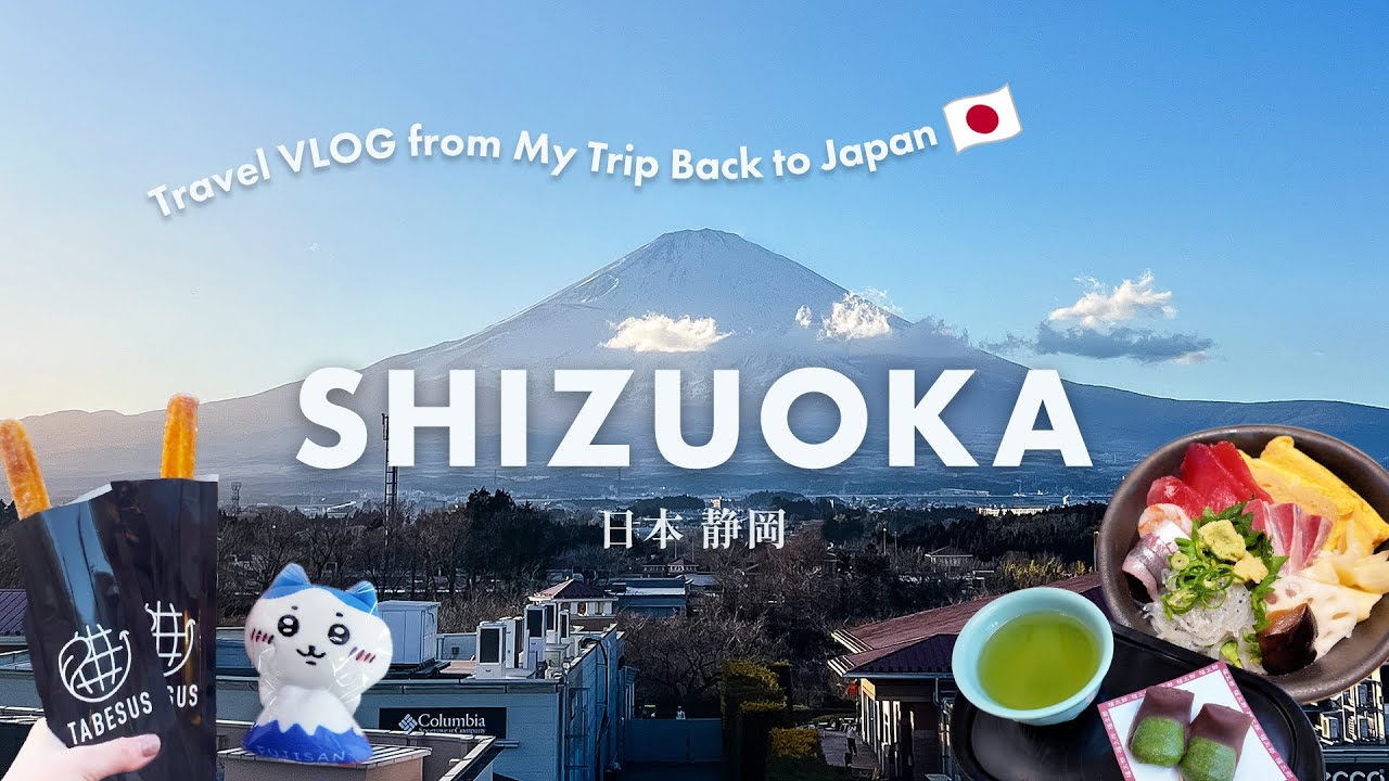 静岡Vlog🇯🇵再発見した日本の魅力｜富士山と温泉に癒された静岡旅🍵🍃