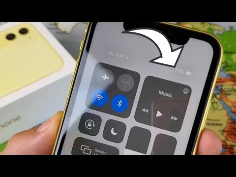 वीडियो: IPhone पर बैटरी प्रतिशत कैसे सेट करें
