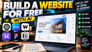 Build a Website for FREE with AI (No Coding!) Update