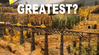 Greatest Model Railroad in The U.S.?   MASSIVE & SCENIC!