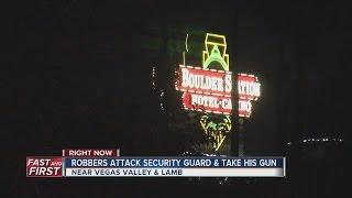 Three men rob security guard at Boulder Station