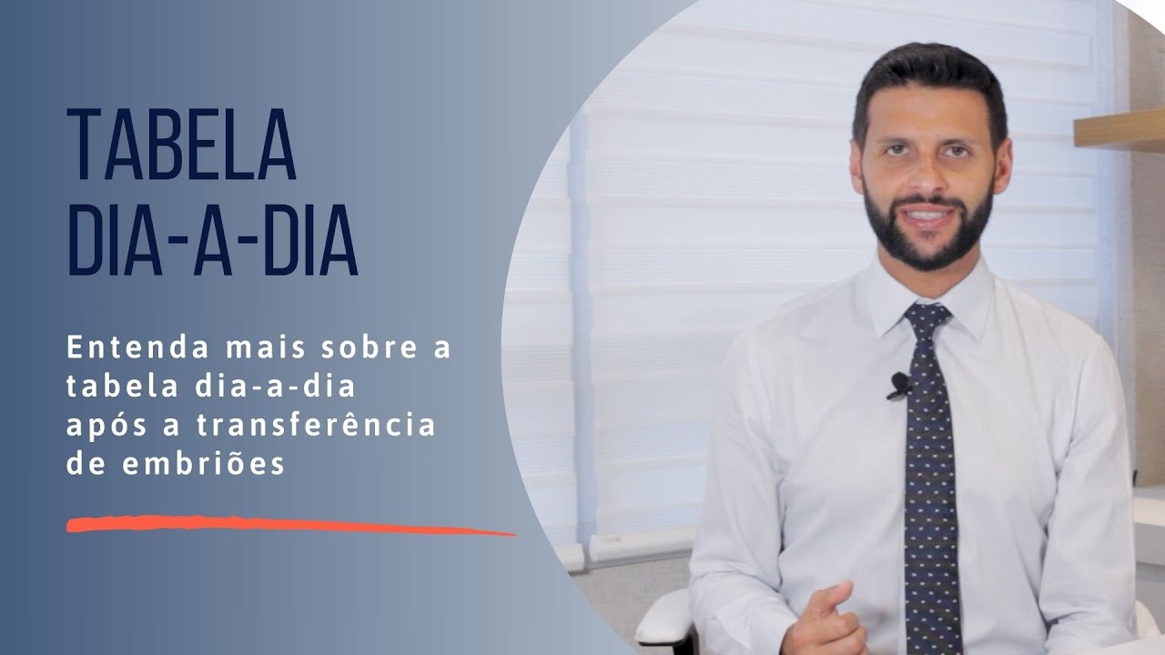 Tabela dia-a-dia após transferência de embriões - Dr. Alexandre Lobel ...
