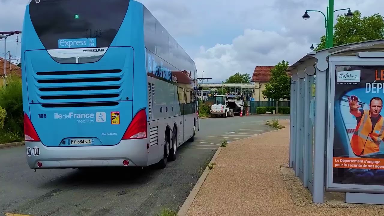 Spot île-de-France mobilités Autocars à Dourdan Partie 2