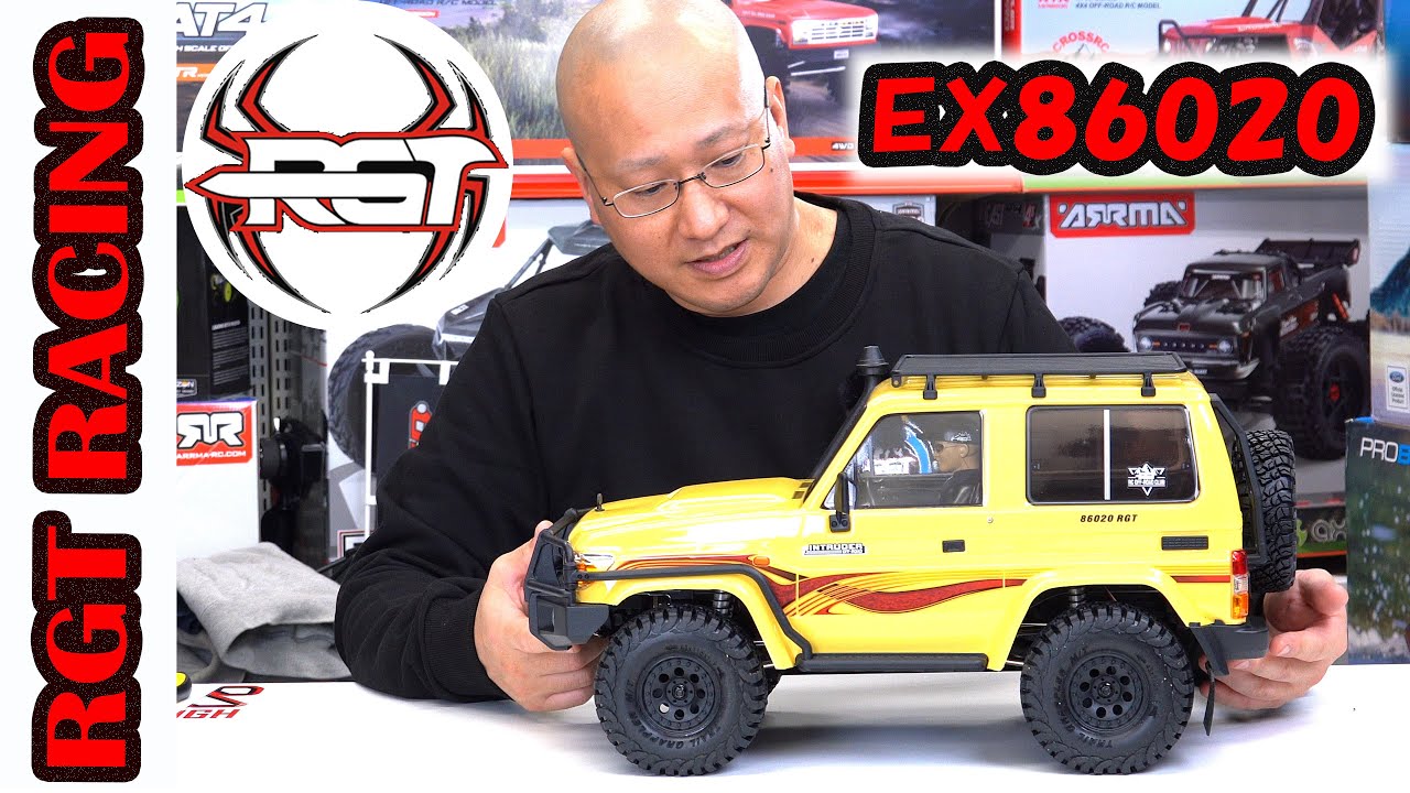 RGT 1/10 RC EX86020 LC76 スケールクローラー 4WD RGT 1/10 Rescuer LC76 4WD Electric RTR RC Rock Crawler - YouTube