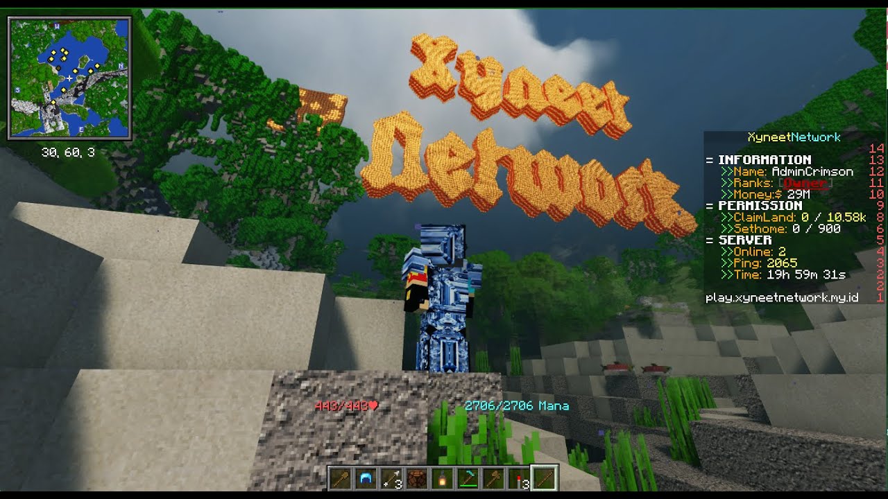 XyneetNetwork Minecraft server test S3 - YouTube