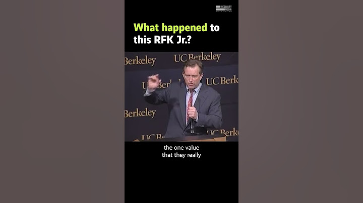 What Happened to THIS RFK Jr?