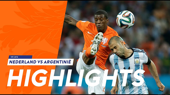 Highlights: Nederland-Argentinië 2-4 (n.s.) WK 2014