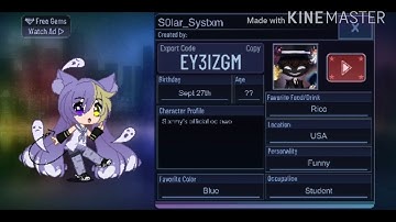 Export Code for my oc owo