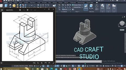AutoCAD 3D Mechanical Drawing Tutorial for Beginners | Full Step-by-Step Modeling