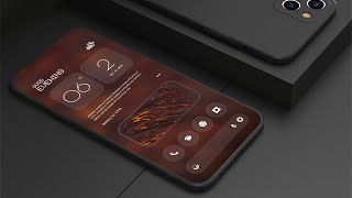 Warm Glass Abstract Android Homescreen | Nothing Style Clean Setup screenshot 5