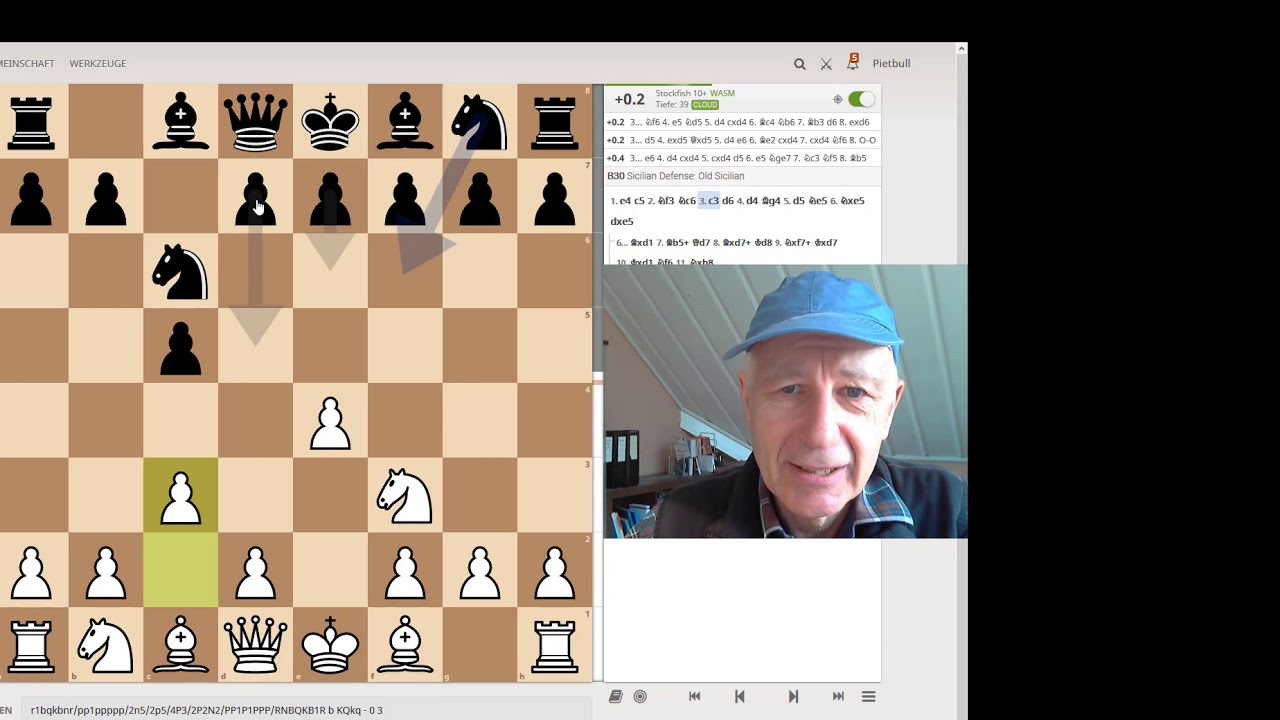 Schnell siegen gegen Sizilianisch mit der Alapin-Variante (c3)