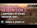 Marcos da caça ao tesouro Riches - Red Dead Redemption 2
